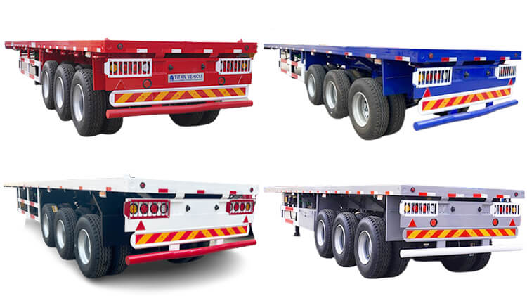40ft Flatbed Trailer Ideas |  Semi Flatbed Trailer for Sale in Madagascar