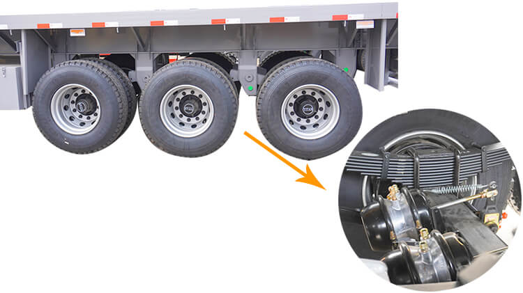 40ft Flatbed Trailer Ideas |  Semi Flatbed Trailer for Sale in Madagascar