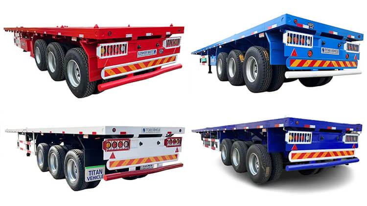 Flatbed Trailer | Flatbed Semi Trailer | Container Trailer for Sale in Madagascar