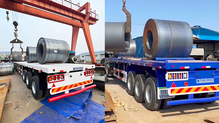 Flatbed Trailer | Flatbed Semi Trailer | Container Trailer for Sale in Madagascar