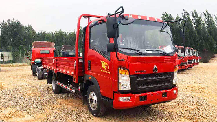 Howo 6x4 Light Duty Cargo Truck for Sale in Madagascar