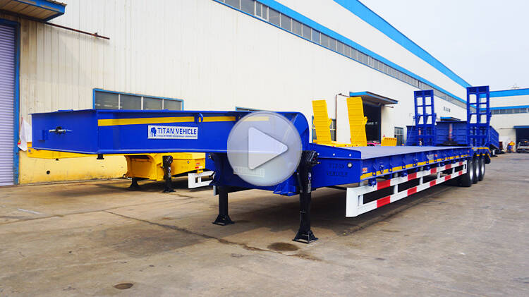 40ft 3 Axle Lowbed Truck for Sale in Madagasgar