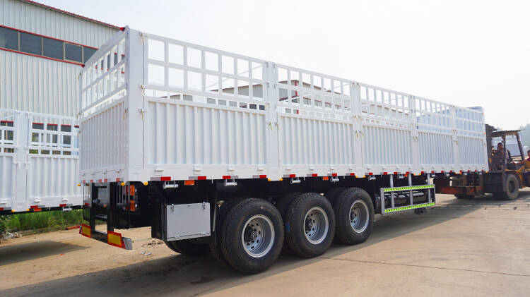 3 Axle Fence Cargo Trailer for Sale Near Me in Madagascar