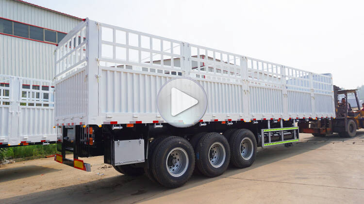 3 Axle Fence Cargo Trailer for Sale Near Me in Madagascar