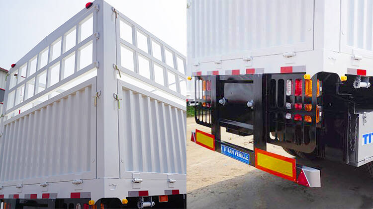 3 Axle Fence Cargo Trailer for Sale Near Me in Madagascar