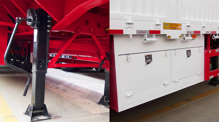 3 Axle Sidewall Cargo Semi Trailer for Sale in Madagascar