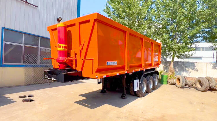 3 Axle Tip Trailer for Sale in Madagascar
