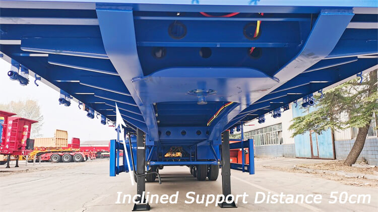 CIMC Tri Axle Flat Bed Trailer for Sale in Madagascar | CIMC Trailer