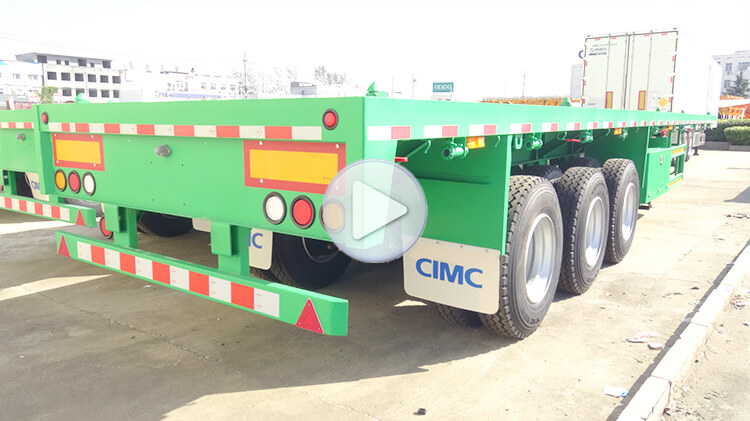 CIMC 40 Ft Flatbed Trailer for Sale in Madagascar