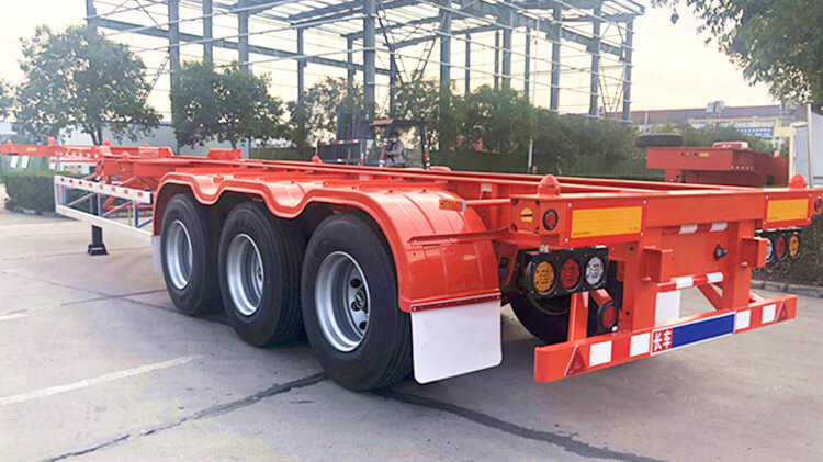 CIMC Skeletal Semi Trailer for Sale in Madagascar