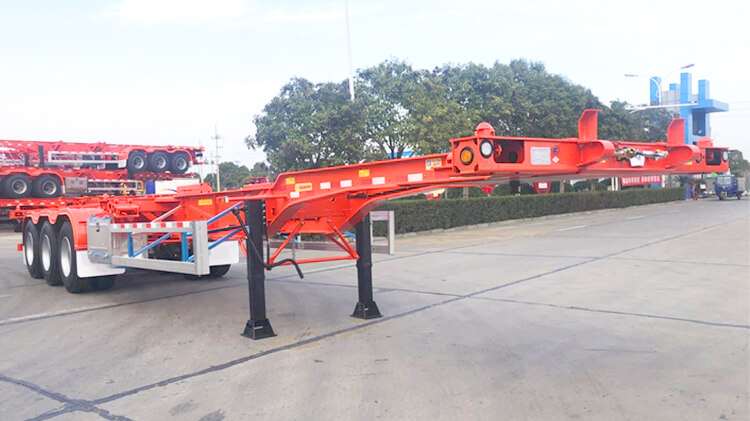 CIMC Skeletal Semi Trailer for Sale in Madagascar