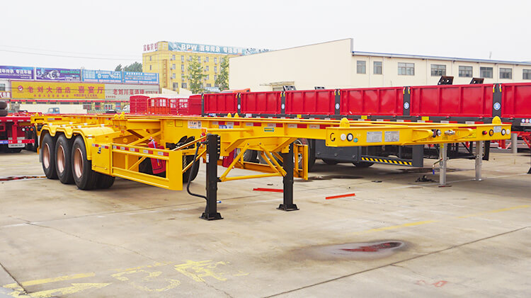 CIMC 3 Axle 40ft Skeleton Trailer for Sale in Madagascar