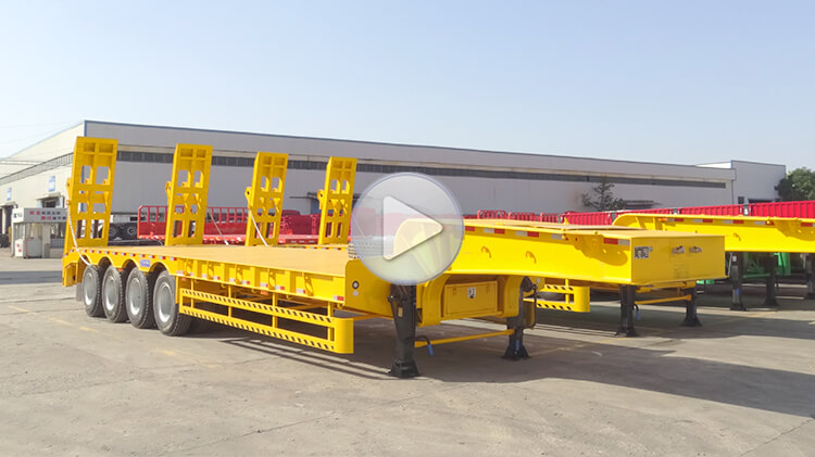 CIMC 4 Axle Lowbed Trailer Truck for Sale Price in Madagascar