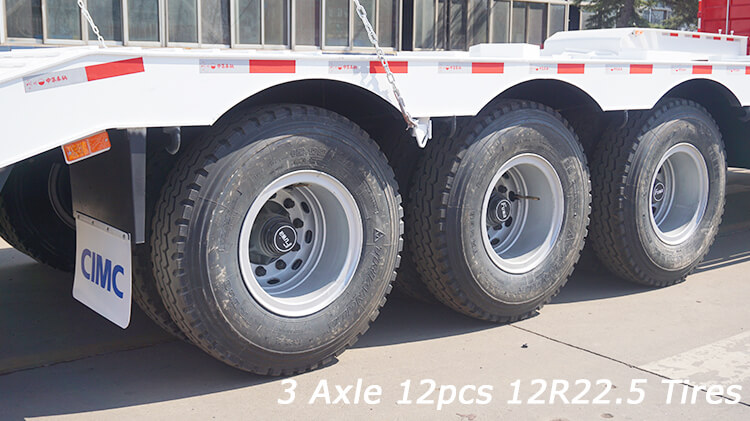 CIMC Trailer | 3 Axle Low Bed Semi Trailer for Sale in Toamasina Madagascar
