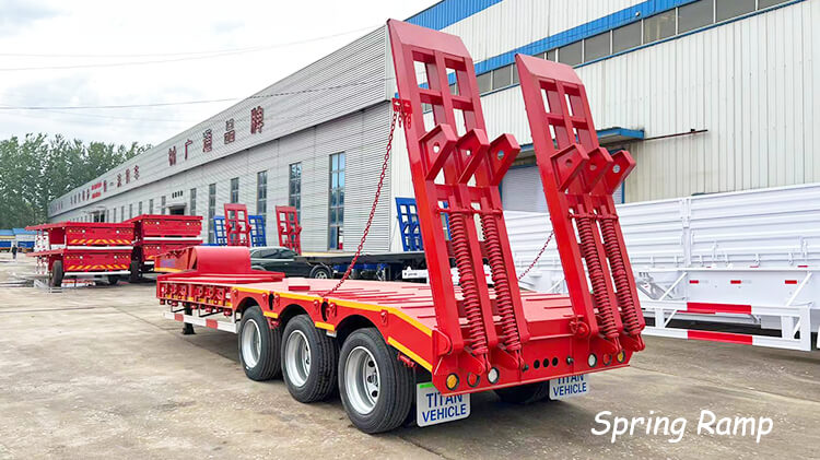 3 Axle 80ton Low Bed Trailer for Sale in Madagascar
