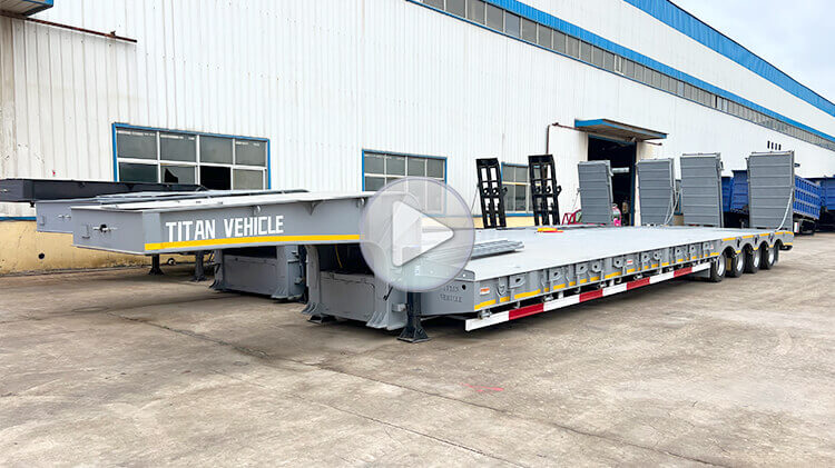 4 Axle Semi Lowbed trailer for Sale Price in Madagascar