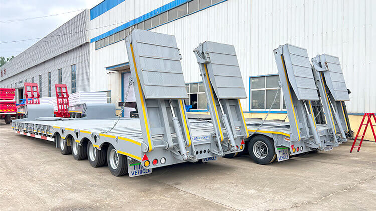 4 Axle Semi Lowbed trailer for Sale Price in Madagascar