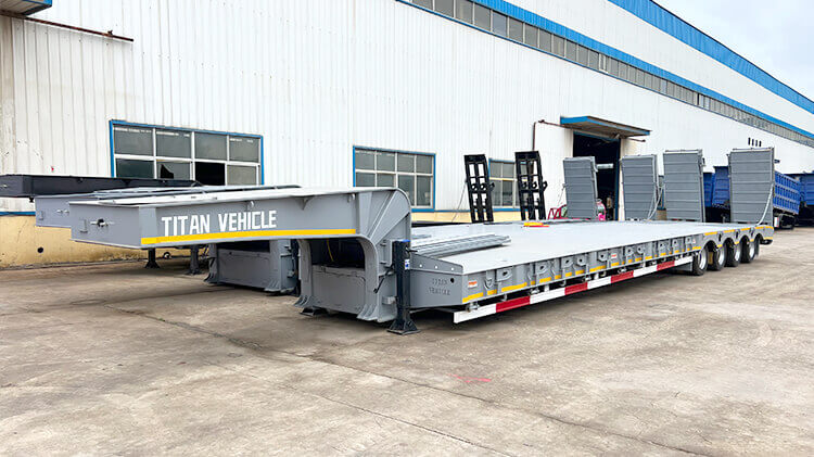 4 Axle Semi Lowbed trailer for Sale Price in Madagascar