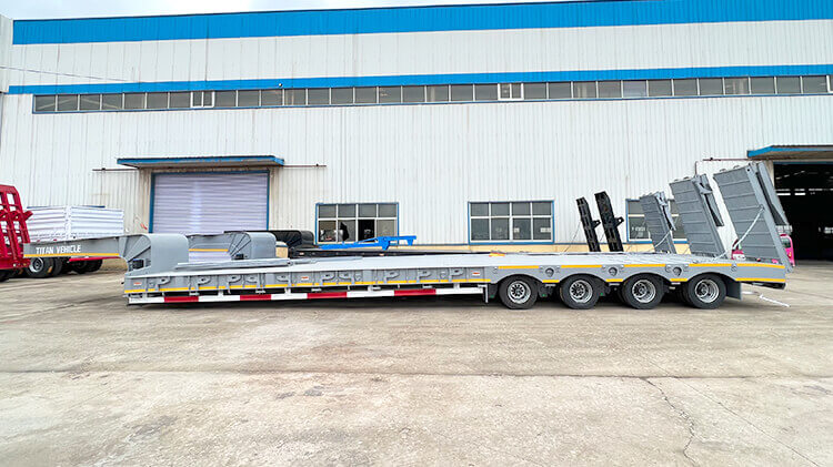 4 Axle Semi Lowbed trailer for Sale Price in Madagascar