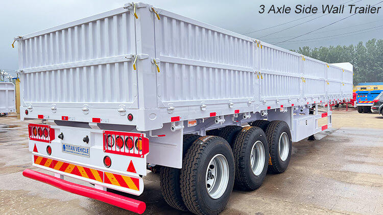 3 Axle Drop Side Trailer for Sale in Toamasina Madagascar