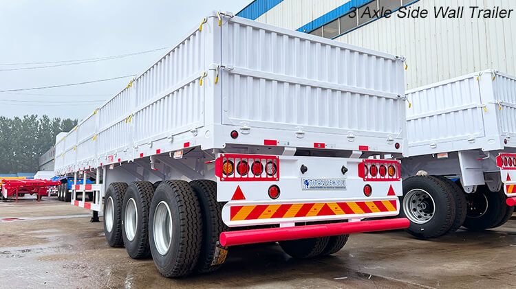 3 Axle Drop Side Trailer for Sale in Toamasina Madagascar