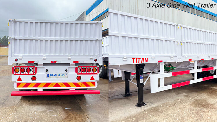 3 Axle Drop Side Trailer for Sale in Toamasina Madagascar