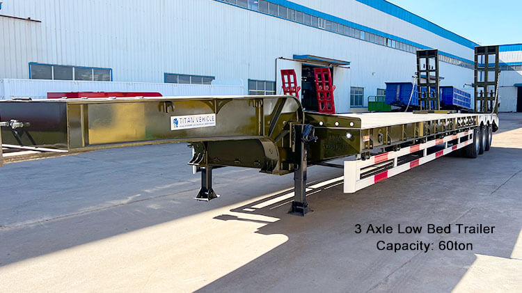 3 Axle Low Bed Semi Trailer - Low Loader for Sale Price in Madagascar