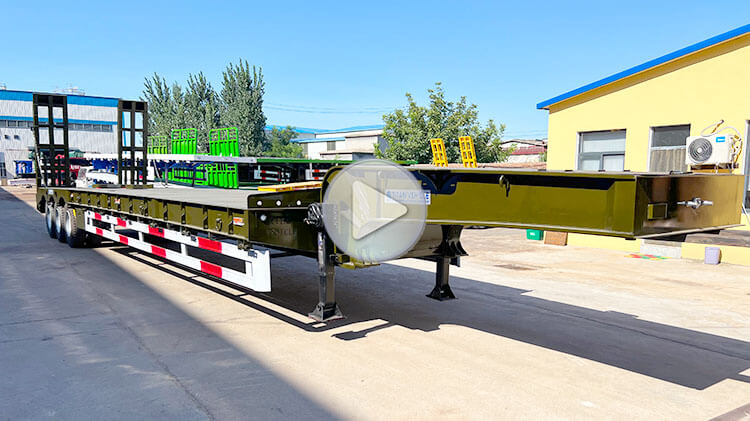 3 Axle Low Bed Semi Trailer - Low Loader for Sale Price in Madagascar