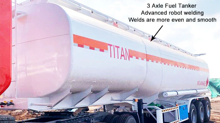 30000-60000 Liters Diesel Petrol Gasoline Tanker Trailers for Sale in Madagascar